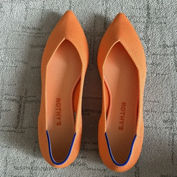 Rothy’s The Point Tangerine size 8.5 - Picture 8 of 12